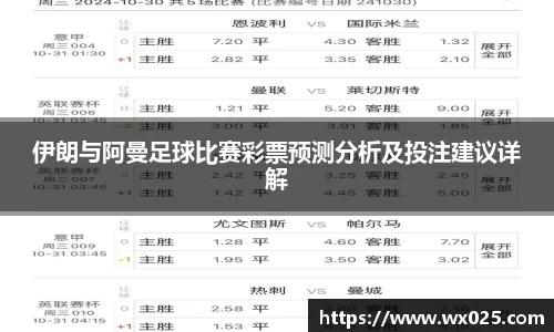 伊朗与阿曼足球比赛彩票预测分析及投注建议详解